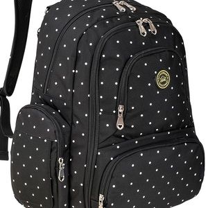 polka dot diaper bag backpack